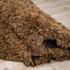 Decorative Shag Area Rug - Gold - 8' x 11'