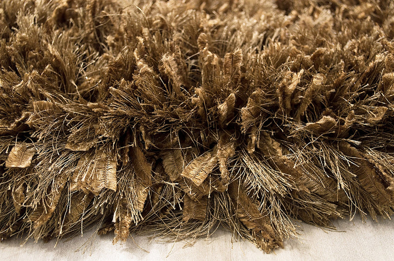 Decorative Shag Area Rug - Gold - 8' x 11'