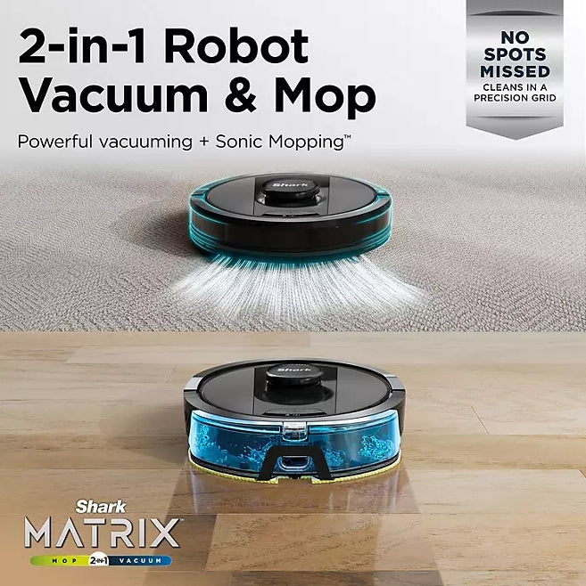 Shark IQ 2in1 Robot Vacuum & Mop with Home Mapping, Bonus Dual Edge Brushes