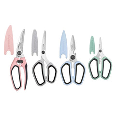 Cuisinart Classic 8pc Stainless Steel Shears Set with Blade Guards - Pastel
