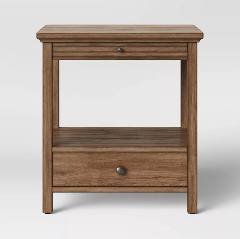 Shelburne Nightstand with Drawer/Shelf - Brown