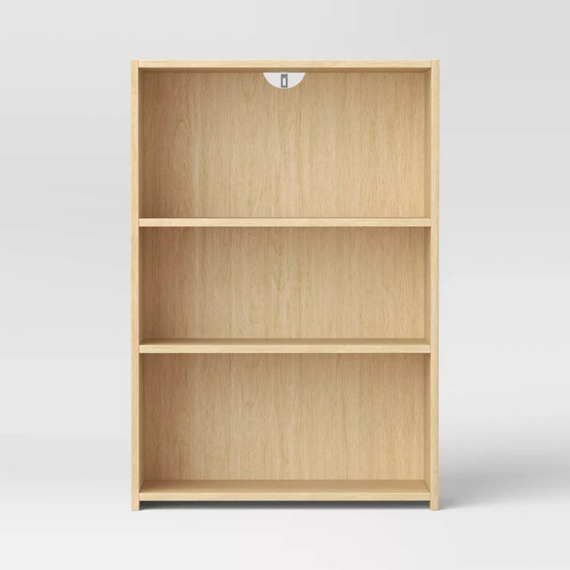 3 Shelf Bookcase - Natural Wood