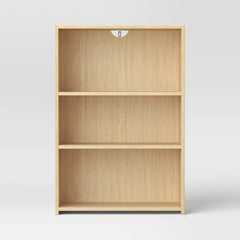 3 Shelf Bookcase - Natural Wood
