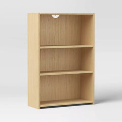 3 Shelf Bookcase - Natural Wood