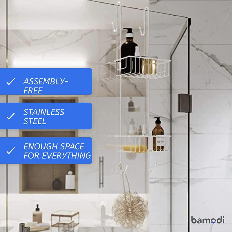 Bamodi 2-Tier Stainless Steel Shower Caddy