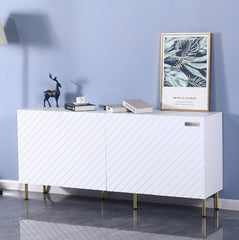 Steel Storage Cabinet with Adjustable Shelves - White