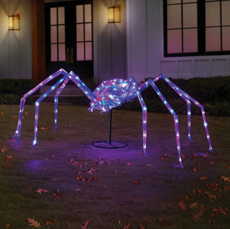 26" Pre-Lit Neon BOO Wreath