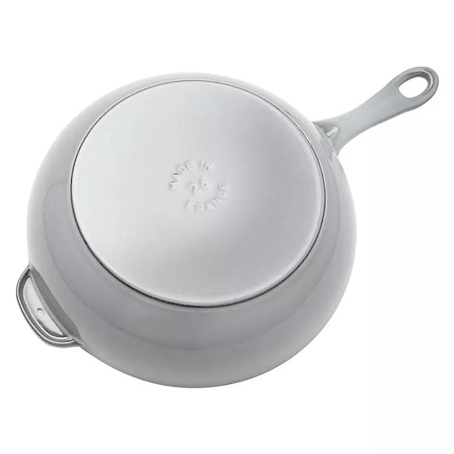 Staub 10", 2.9-Quart Enameled Cast Iron Daily Pan With Glass Lid - Graphite