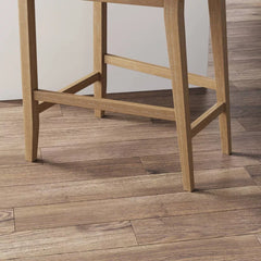 Gracie Wood Upholstered Counter Height Barstool