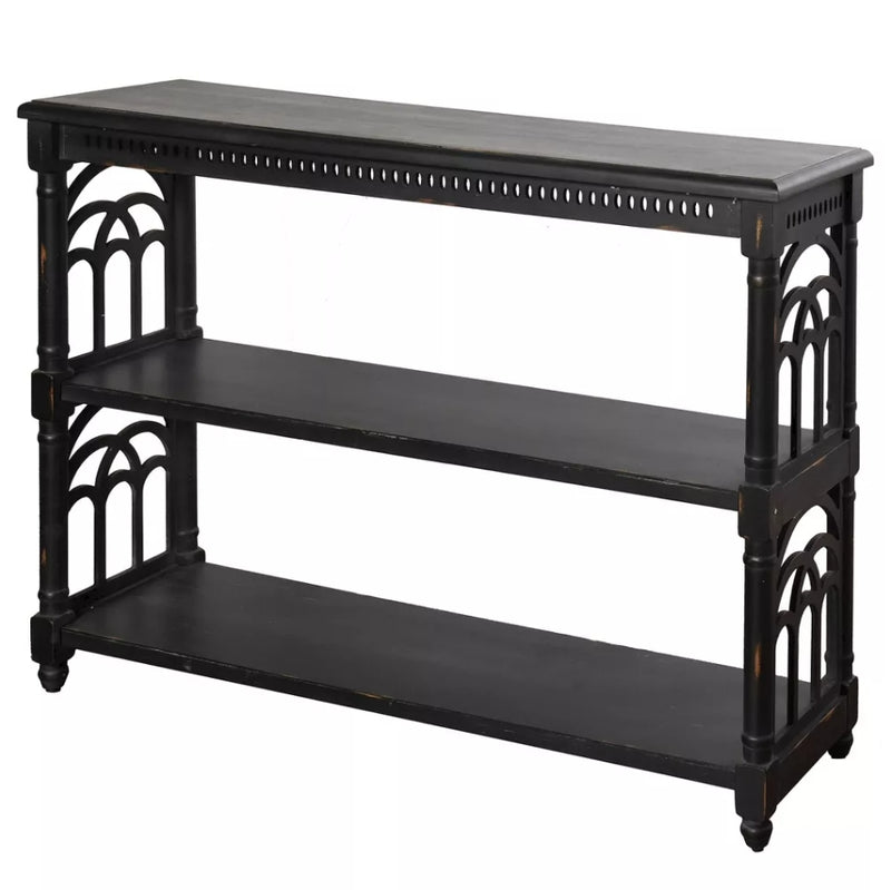 3 Tier Console Table Distressed