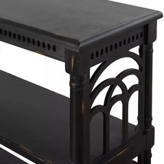 3 Tier Console Table Distressed