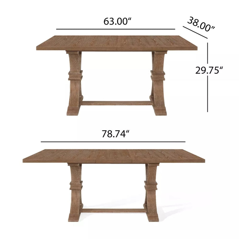 Derring Dining Table - Natural