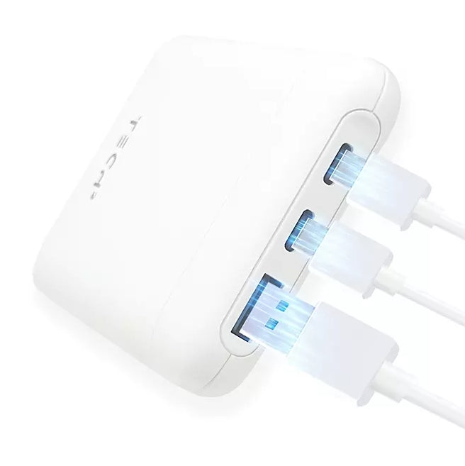 Tech Squared10K mAh Power Bank with USB-C PD 20W and USB-A, 2 pk.