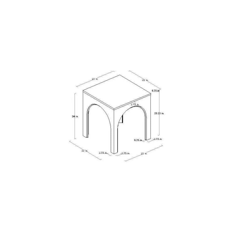 Thetford Accent Table - Gray