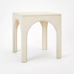 36 in. White/Gold Medium Round Faux Marble Coffee Table