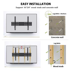 Tilting TV Wall Mount with Low Profile for 32-90 inch TVs