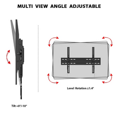 Tilting TV Wall Mount with Low Profile for 32-90 inch TVs