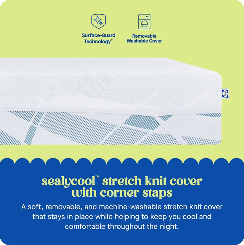 Sealy Dreamlife 3" Gel Memory Foam Mattress Topper and Cover - Queen