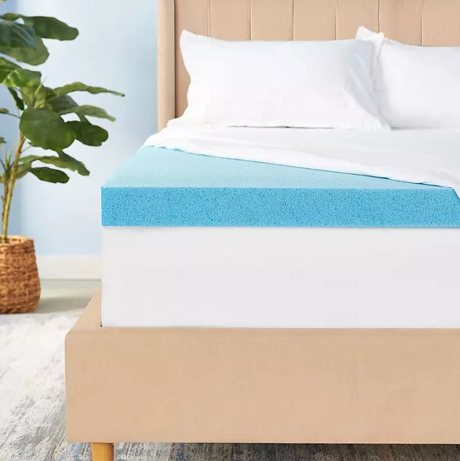 Serta 3" Cool Nights Gel Memory Foam Mattress Topper - Twin XL