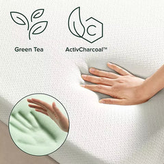 Zinus Night Therapy 3” Green Tea Mattress Topper with TENCEL Blend Cover - Twin