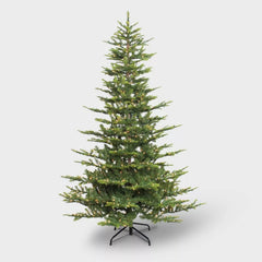 7.5' Pre-Lit Full Sierra Pine Artificial Christmas Tree Clear Lights