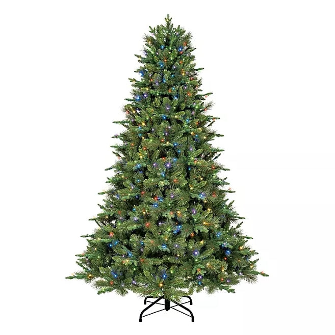 7.5' Spruce Pine Pre-Lit Christmas Tree