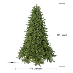 7.5' Spruce Pine Pre-Lit Christmas Tree