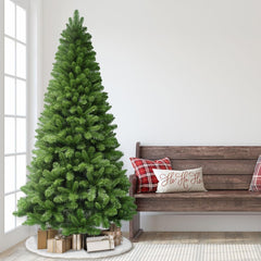 7.5' Pre-lit Alberta Spruce Artificial Christmas Tree