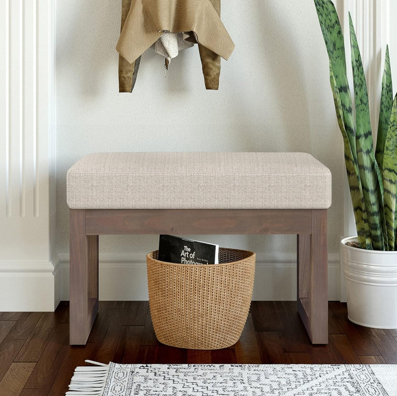Milltown Ottoman Bench - Tweed