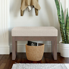 Milltown Ottoman Bench - Tweed