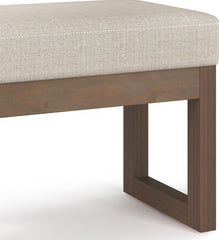 Milltown Ottoman Bench - Tweed