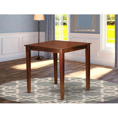 Pub High Dining Table 5 Pc Set - Rustic Brown