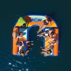 WOW Cosmo Island 10 x 9 Ft. Fun Dock - Orange