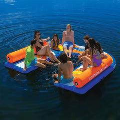 WOW Cosmo Island 10 x 9 Ft. Fun Dock - Orange