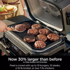 Ninja Woodfire® Pro 4-in-1 XL Outdoor Grill & Smoker with Built-in Thermometer