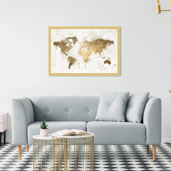 World Map Wall Art - 31.5