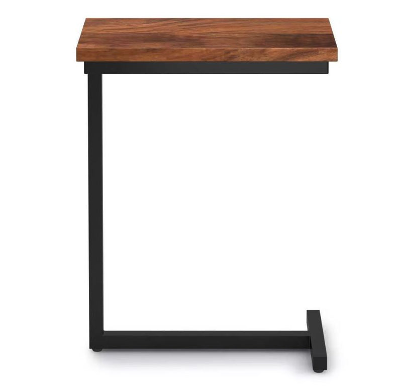 Bryant C Side Table - Cognac Brown