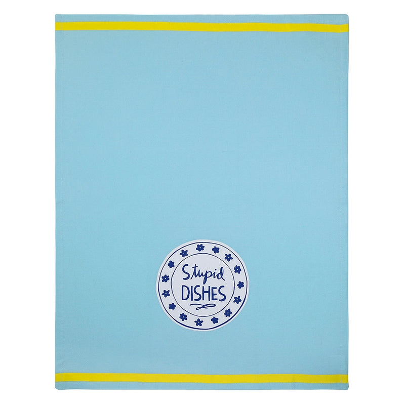 Stupid Dishes Tea Towel