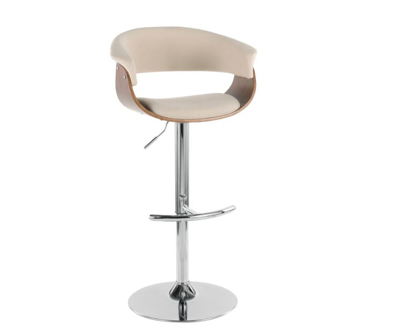 Fabrizzi Mid-Century Modern Adjustable Barstool