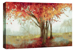 Abstract Forest Canvas Wall Art - 16