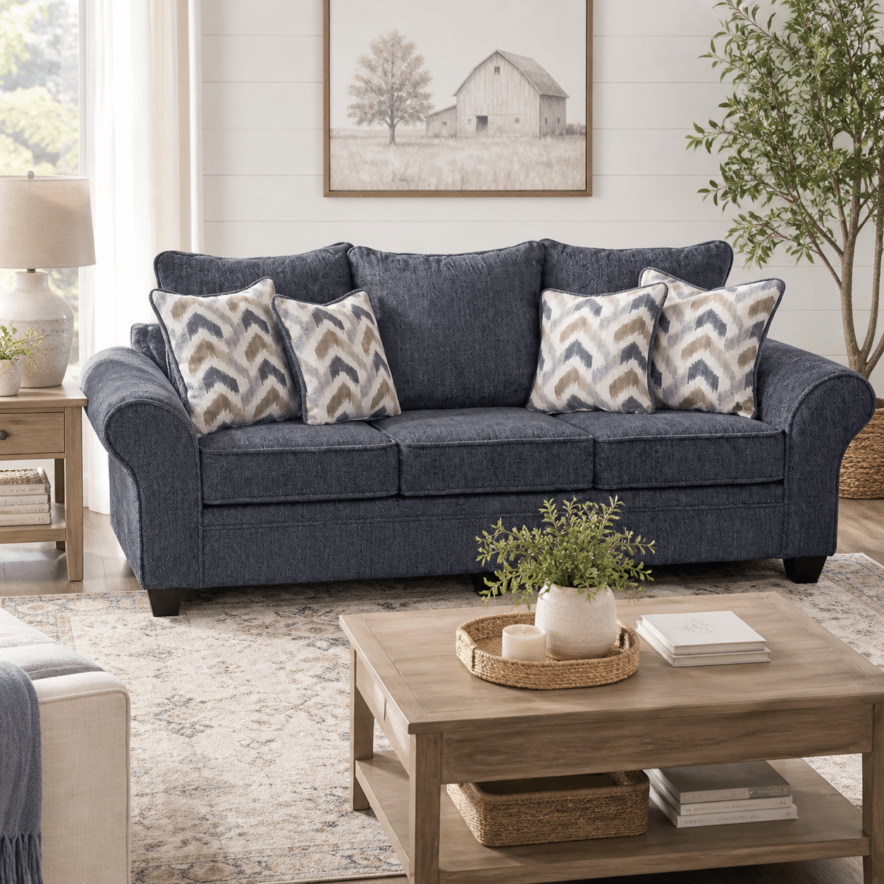 Arlington Sofa - Charcoal - Wichita Home Outlet