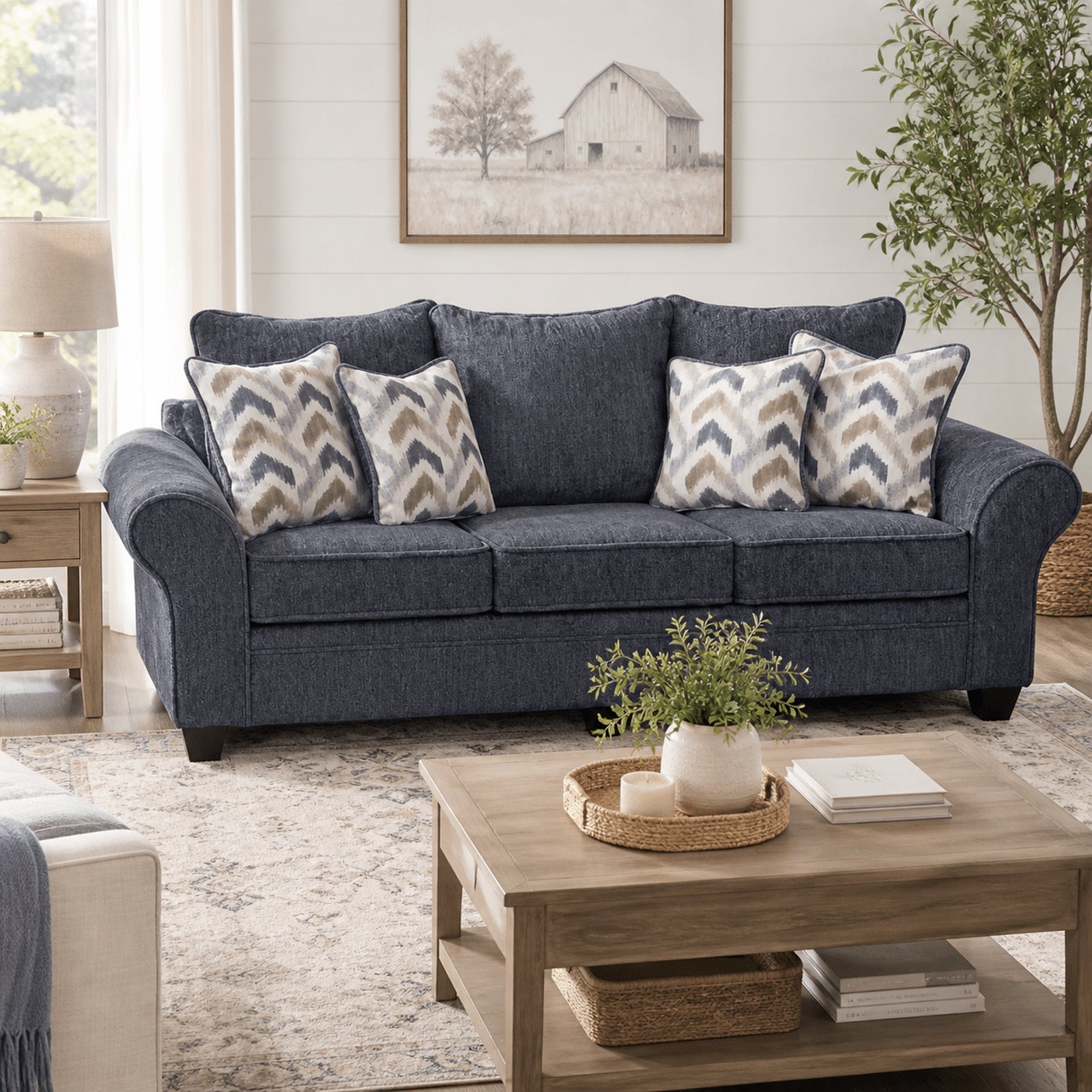 Arlington Sofa - Charcoal - Wichita Home Outlet