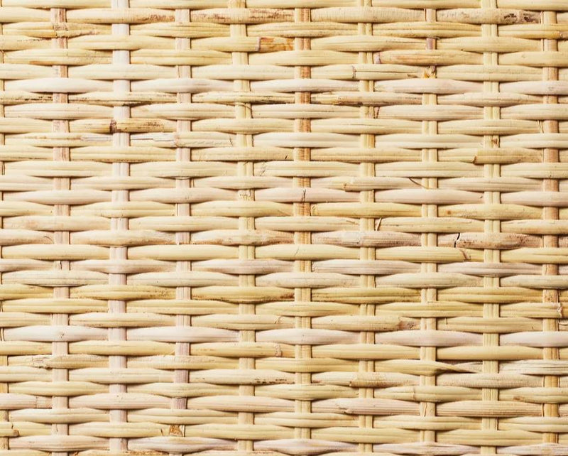 Costa Mesa Round Rattan Wrapped Accent Table - Tan