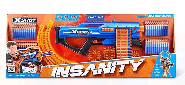 X-Shot Insanity Mega Barrel Blaster