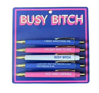 Busy Bitch Pen Set