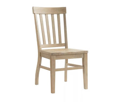 Liam Slat Back Chairs, Natural - Set of 2