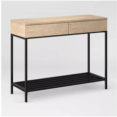 Loring Console Table - Vintage Oak
