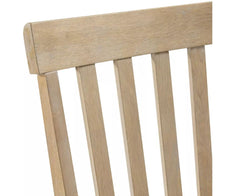 Liam Slat Back Chairs, Natural - Set of 2
