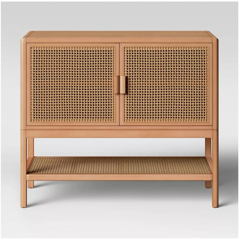 Minsmere 2 Door Cabinet - Natural Brown