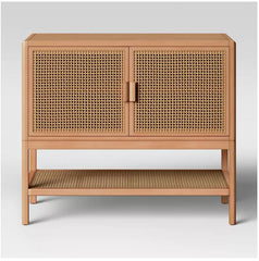 Minsmere 2 Door Cabinet - Natural Brown